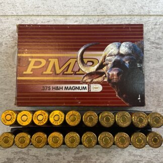 PMC 375 H&H MAGNUM, 300 GR. SP AMMO, FULL BOX, JAMES EARL JONES COLLECTION #5-11246-PF