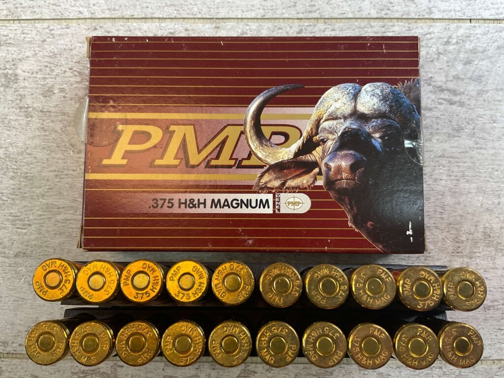 PMC 375 H&H MAGNUM, 300 GR. SP AMMO, FULL BOX, JAMES EARL JONES COLLECTION #5-11246-PF