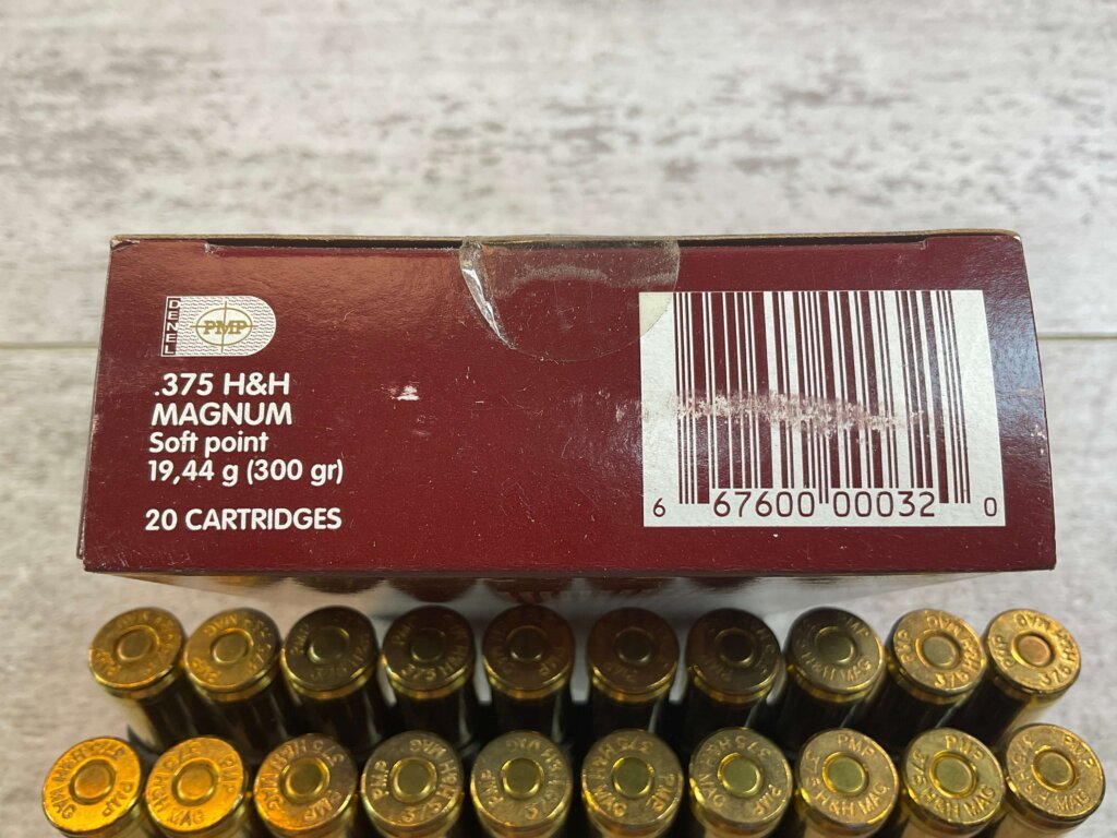 PMC 375 H&H MAGNUM, 300 GR. SP AMMO, FULL BOX, JAMES EARL JONES COLLECTION #5-11246-PF