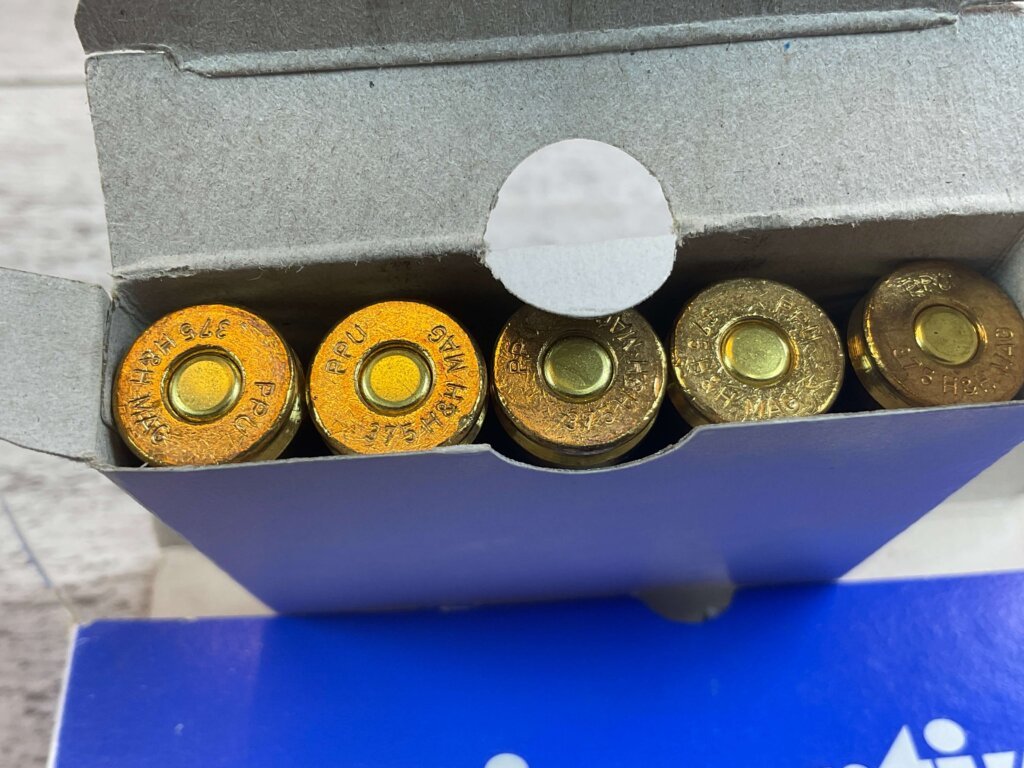 PRVI PARTIZAN 375 H&H MAGNUM, 300 GR. FMJ RN AMMO, FULL BOX, JAMES EARL JONES COLLECTION #5-11247-PF