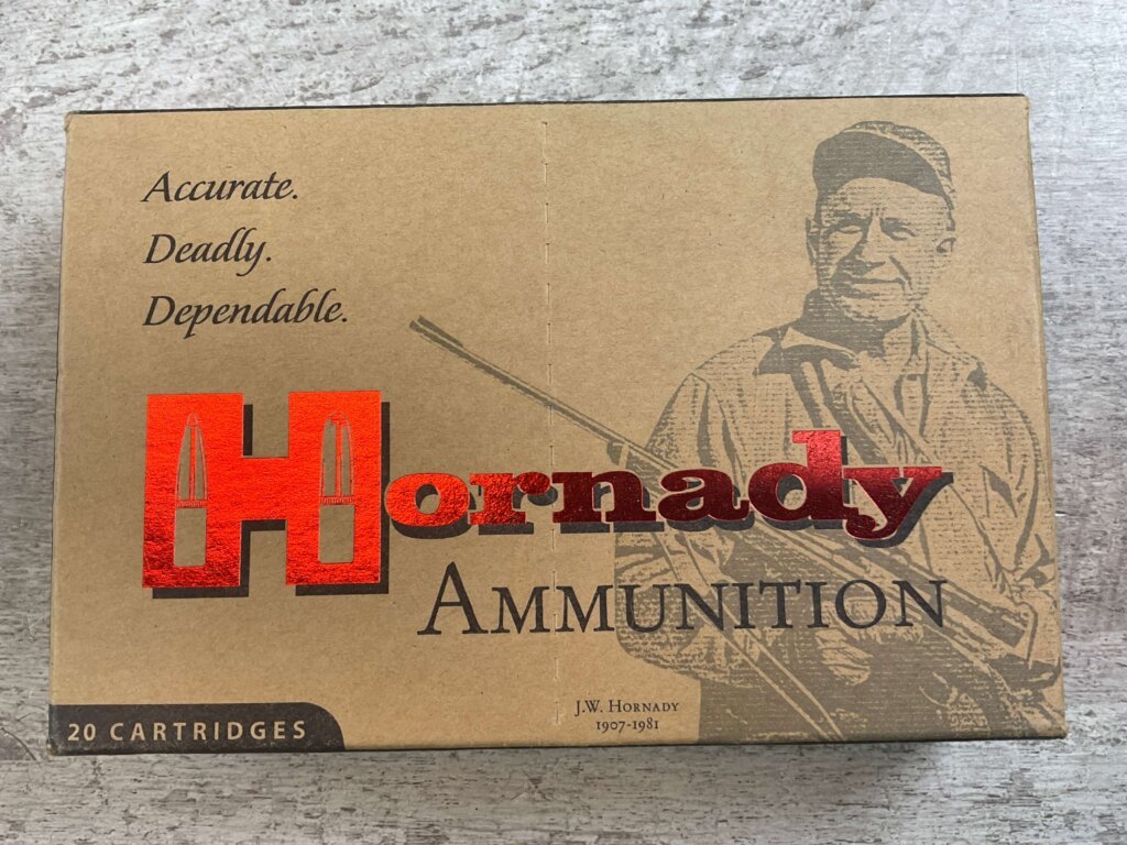 HORNADY CUSTOM 405 WINCHESTER, 300 GR. SP AMMO, FULL BOX, JAMES EARL JONES COLLECTION #5-11250-PF