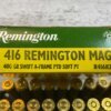 REMINGTON 416 REMINGTON MAGNUM, 400 GR. SWIFT A-FRAME PTD SP AMMO, QTY 19, JAMES EARL JONES COLLECTION #5-11253-PF