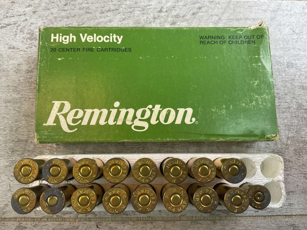 REMINGTON 444 MARLIN, 240 GR. SP AMMO, QTY 16, JAMES EARL JONES COLLECTION #5-11257-PF