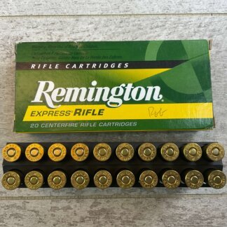 REMINGTON EXPRESS RIFLE 444 MARLIN, 240 GR. SP AMMO, VARIOUS, JAMES EARL JONES COLLECTION #5-11258-PF