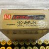 HORNADY LEVEREVOLUTION 450 MARLIN, 325 GR. EVOLUTION AMMO, FULL BOX, JAMES EARL JONES COLLECTION #5-11260-PF