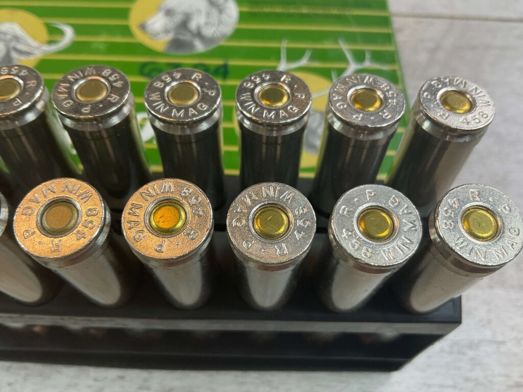 REMINGTON SAFARI GRADE 458 WINCHESTER MAGNUM, 450 GR. SWIFT A-FRAME PTD SP AMMO, FULL BOX, JAMES EARL JONES COLLECTION #5-11262-PF
