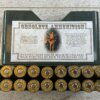 OBSOLETE AMMUNITION 458 WINCHESTER MAGNUM, 500 GR. SP AMMO, FULL BOX, JAMES EARL JONES COLLECTION #5-11265-PF