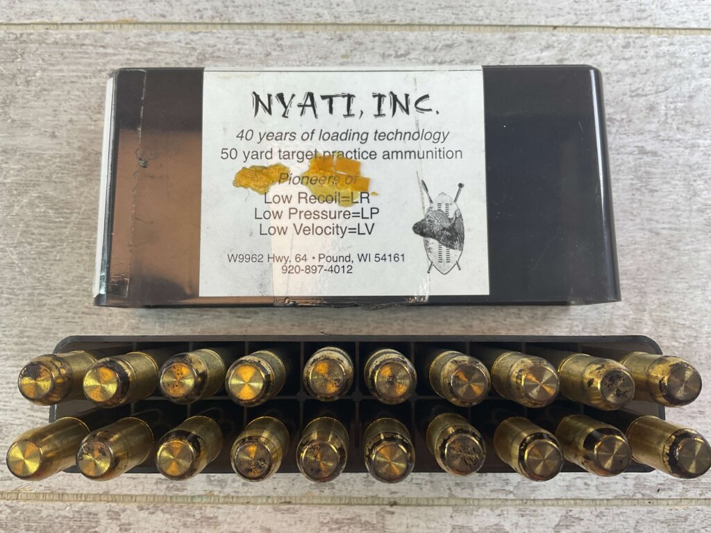 NYATI INC. 458 LOTT, 500 GR. BARNES SOLID RN AMMO, FULL BOX, JAMES EARL JONES COLLECTION #5-11267-PF