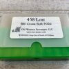 OLD WESTERN SCROUNGER 458 LOTT, 500 GR. SP AMMO, FULL BOX, JAMES EARL JONES COLLECTION #5-11268-PF