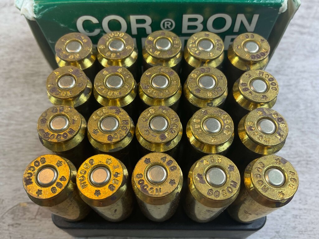 COR-BON HUNTER 458 SOCOM, 300 GR. JHP AMMO, FULL BOX, JAMES EARL JONES COLLECTION #5-11271-PF