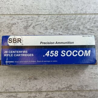 SBR 458 SOCOM, 350 GR. FMJ MOLY COATED AMMO, FULL BOX, JAMES EARL JONES COLLECTION #5-11272-PF