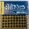3D BLUE COWBOY LOAD 44-40 WINCHESTER, 200 GR. FLAT POINT AMMO, FULL BOX, JAMES EARL JONES COLLECTION #5-11274-PF