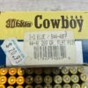 3D BLUE COWBOY LOAD 44-40 WINCHESTER, 200 GR. FLAT POINT AMMO, FULL BOX, JAMES EARL JONES COLLECTION #5-11274-PF