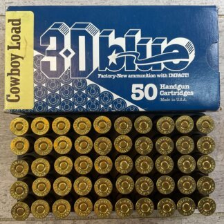 3D BLUE COWBOY LOAD 44-40 WINCHESTER, 200 GR. RN AMMO, FULL BOX, JAMES EARL JONES COLLECTION #5-11275-PF