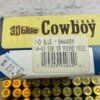 3D BLUE COWBOY LOAD 44-40 WINCHESTER, 200 GR. RN AMMO, FULL BOX, JAMES EARL JONES COLLECTION #5-11275-PF