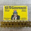 OLD WESTERN SCROUNGER 45-70 GOVT., 500 GR. RN LEAD, BLACK POWDER AMMO, FULL BOX, JAMES EARL JONES COLLECTION #5-11276-PF