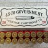 FEDERAL 45-70 GOVT., 405 GR. CAST LEAD AMMO, VINTAGE FULL BOX, JAMES EARL JONES COLLECTION #5-11279-PF
