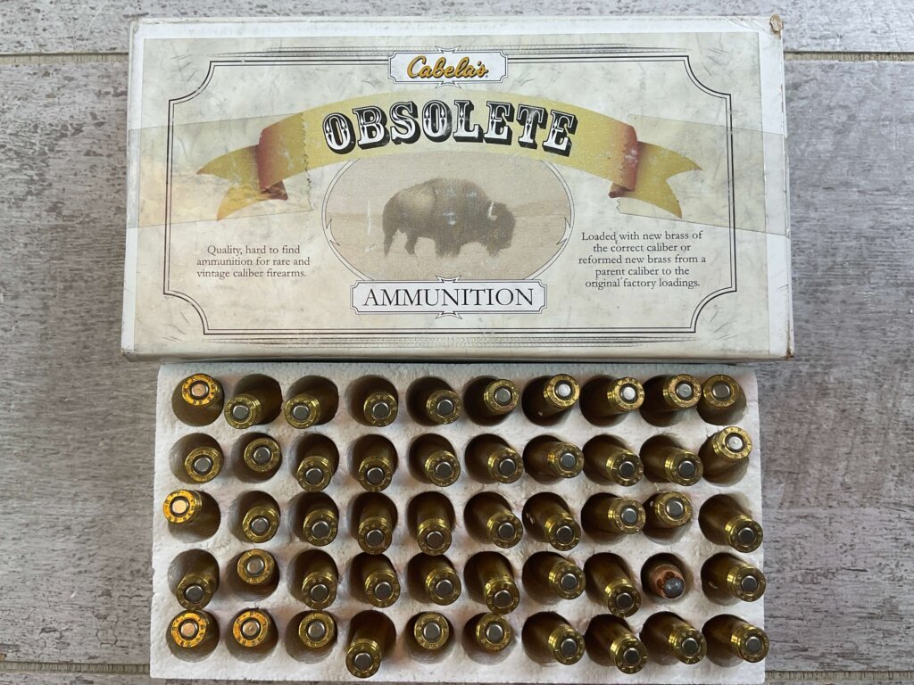 CABELA'S OBSOLETE AMMUNITION 30 FRENCH, 86 GR. JSP AMMO, FULL BOX, JAMES EARL JONES COLLECTION #5-11288-PF