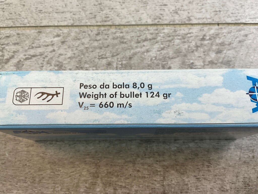 FNM 8X33MM KURZ, 124 GR. FMJ BT AMMO, FULL BOX, JAMES EARL JONES COLLECTION #5-11289-PF
