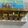 OLD WESTERN SCROUNGER 8X56 MANN/SCHO, 170 GR. SP AMMO, FULL BOX, JAMES EARL JONES COLLECTION #5-11291-PF