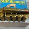 OLD WESTERN SCROUNGER 8X50R SIAMESE, 170 GR. SP AMMO, FULL BOX, JAMES EARL JONES COLLECTION #5-11292-PF