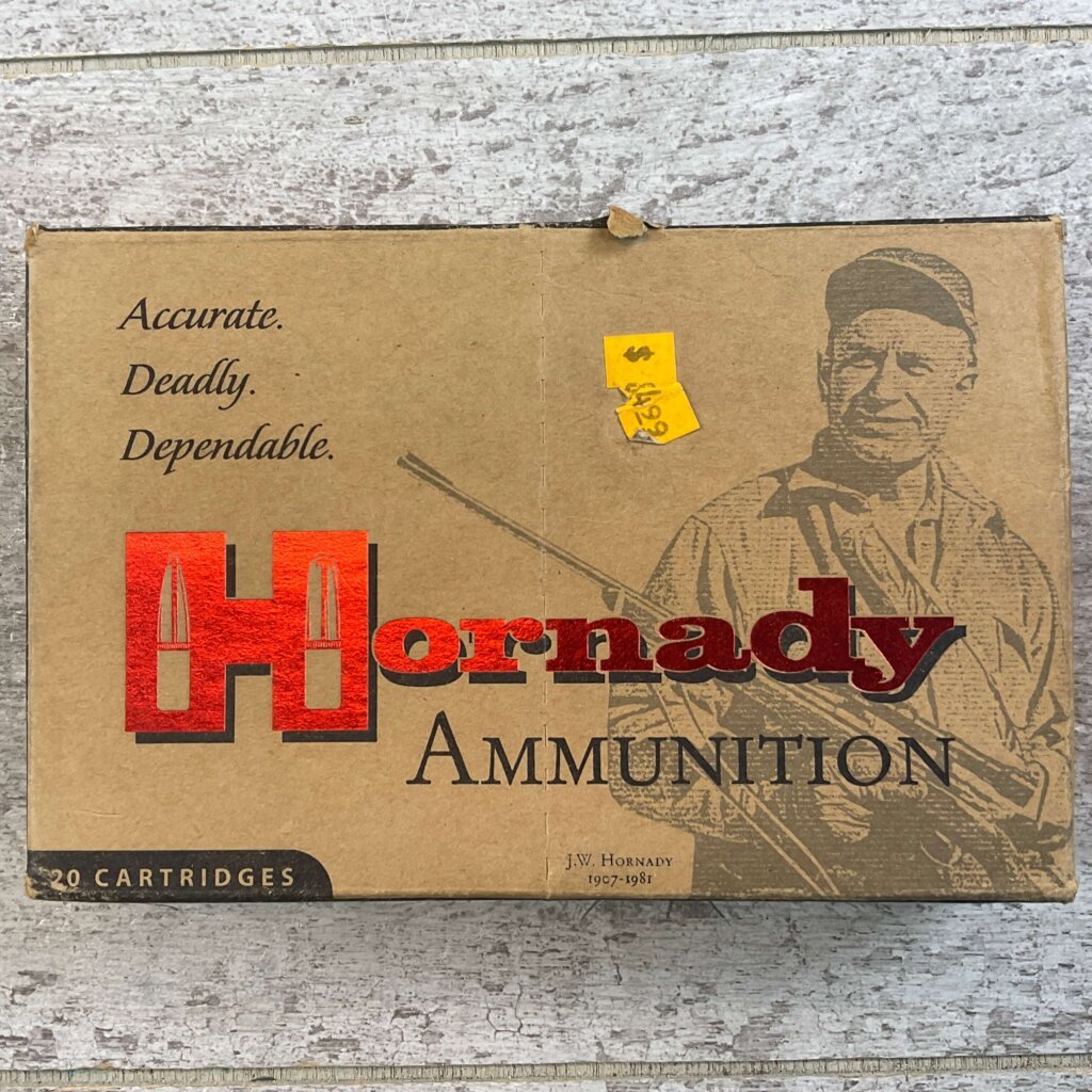 HORNADY CUSTOM 458 LOTT, 500 GR. FMJ/RN AMMO, JAMES EARL JONES COLLECTION #5-11269-PF