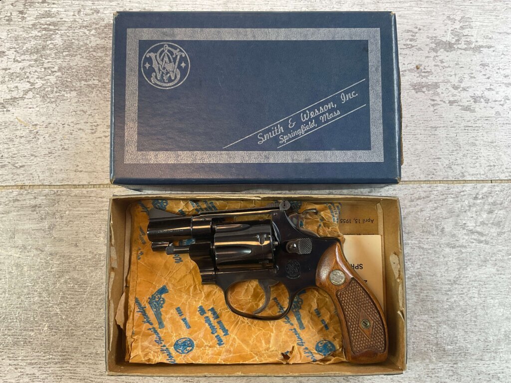 SMITH & WESSON S&W MODEL 34-1 .22LR 2" BBL REVOLVER IN BOX & MINTY #6-07039-PF