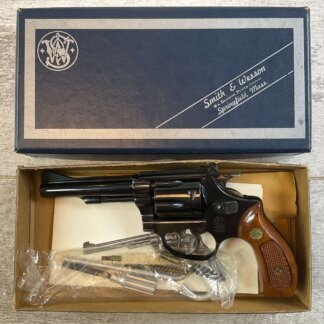 SMITH & WESSON S&W MODEL 34-1 .22LR 4" BBL REVOLVER IN BOX & MINTY #6-07038-PF