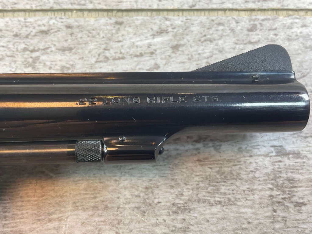 SMITH & WESSON S&W MODEL 34-1 .22LR 4" BBL REVOLVER IN BOX & MINTY #6-07038-PF