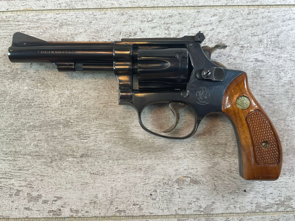 SMITH & WESSON S&W MODEL 34-1 .22LR 4" BBL REVOLVER IN BOX & MINTY #6-07038-PF
