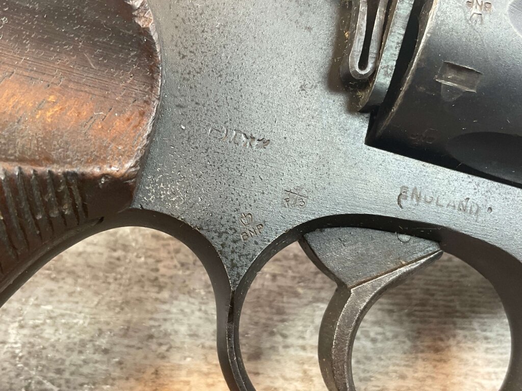 ENFIELD NO2 MKI TANK CREW .38 S&W DA REVOLVER #6-07040-PF
