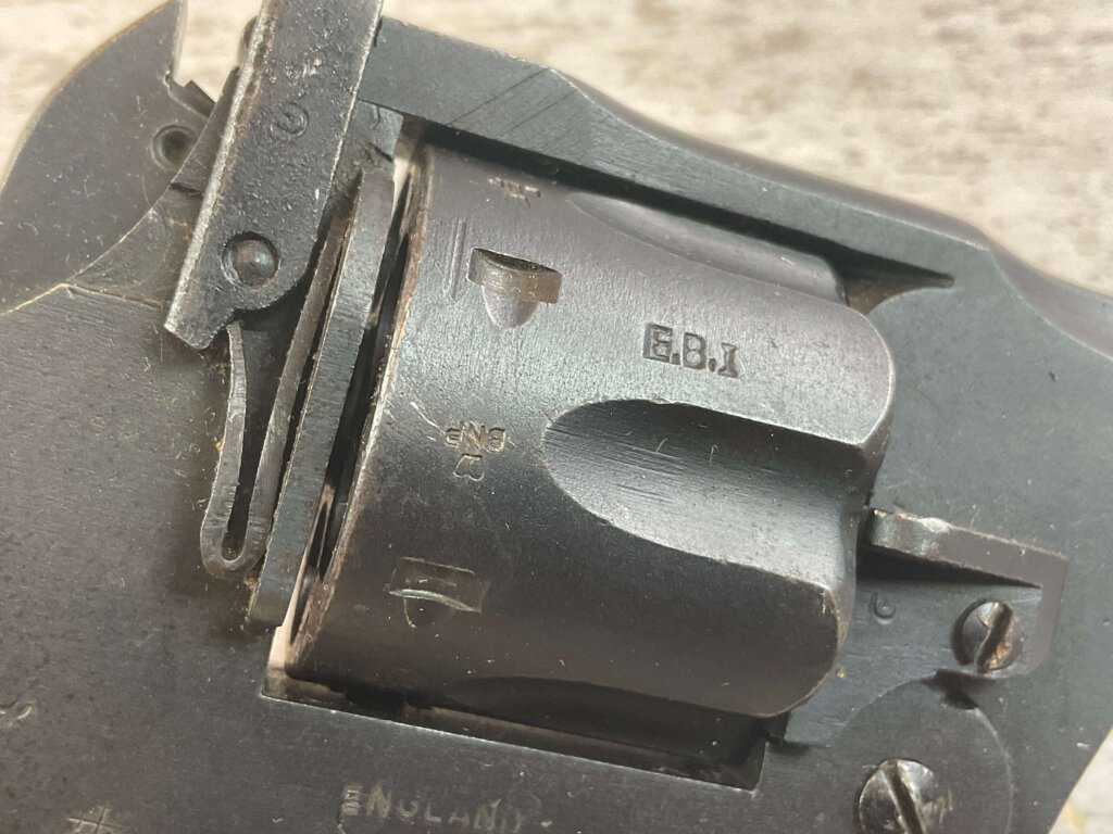 ENFIELD NO2 MKI TANK CREW .38 S&W DA REVOLVER #6-07040-PF
