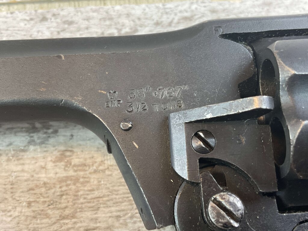 ENFIELD NO2 MKI TANK CREW .38 S&W DA REVOLVER #6-07040-PF