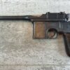 MAUSER C96 BROOMHANDLE 7.63 SEMI AUTO PISTOL #6-07500-JV