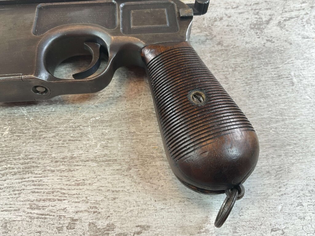 MAUSER C96 BROOMHANDLE 7.63 SEMI AUTO PISTOL #6-07500-JV