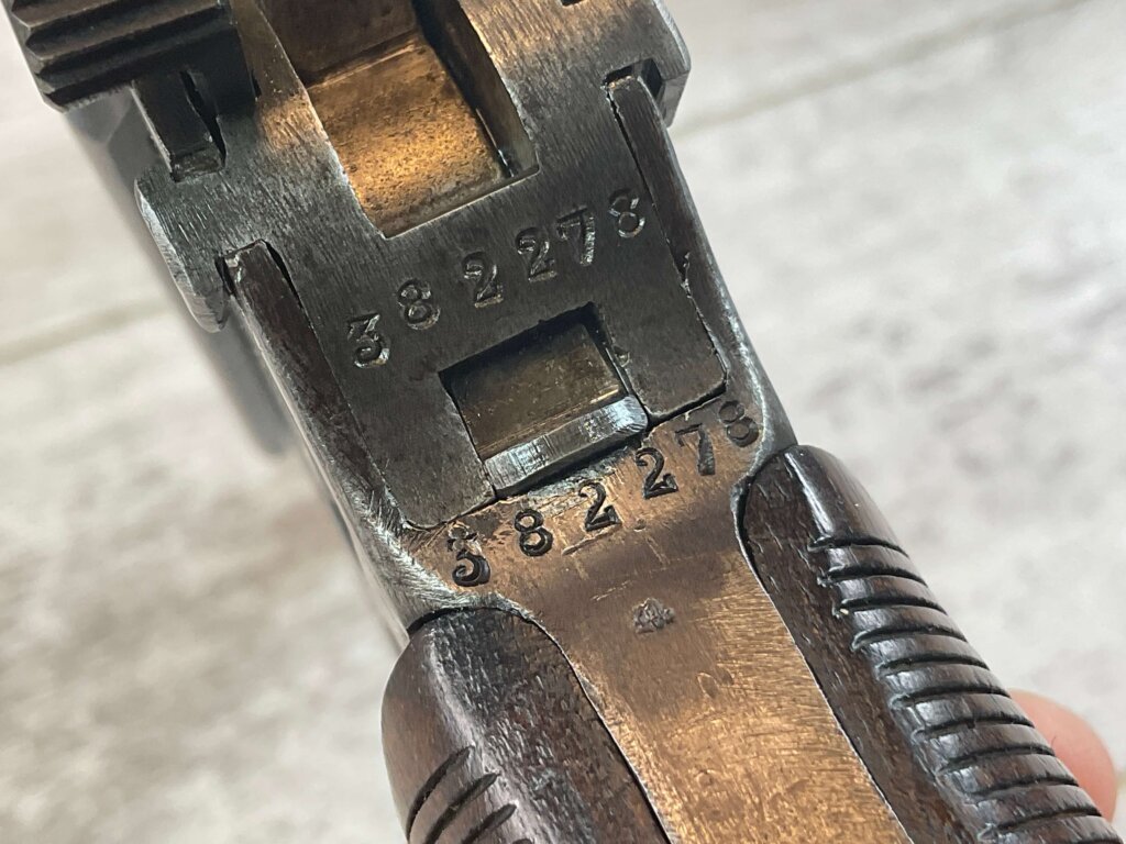 MAUSER C96 BROOMHANDLE 7.63 SEMI AUTO PISTOL #6-07500-JV