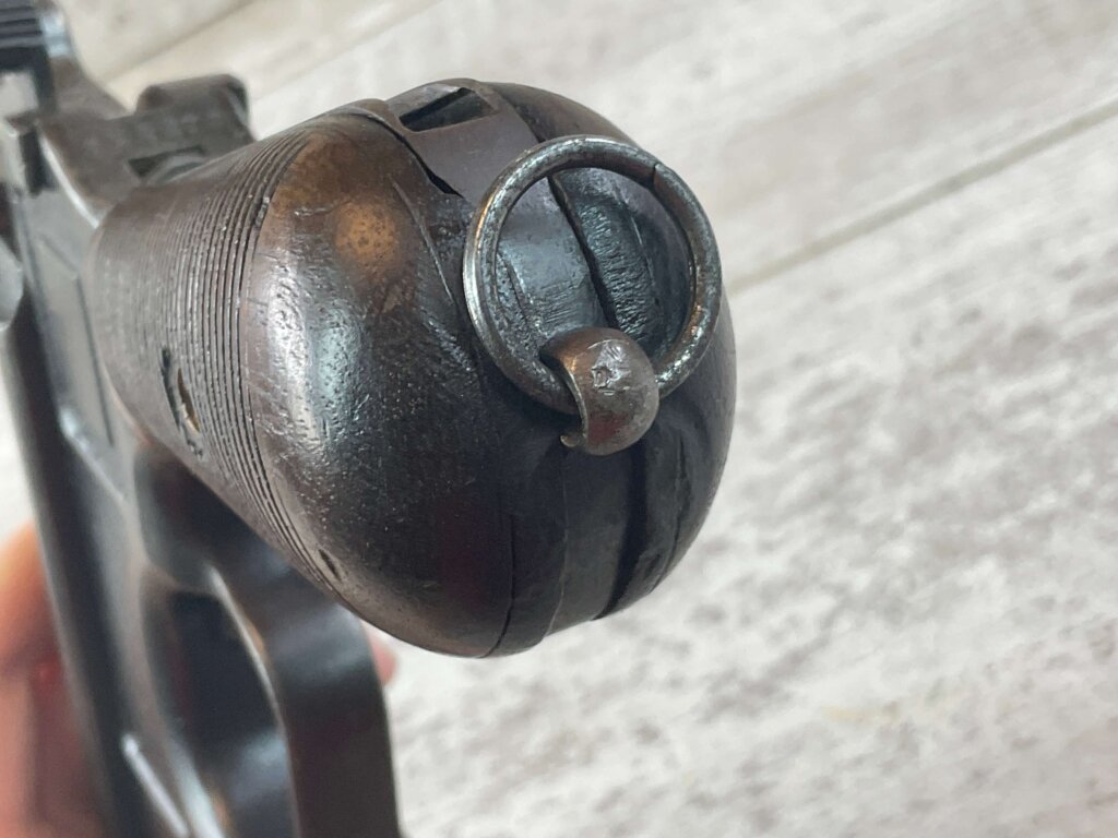 MAUSER C96 BROOMHANDLE 7.63 SEMI AUTO PISTOL #6-07500-JV