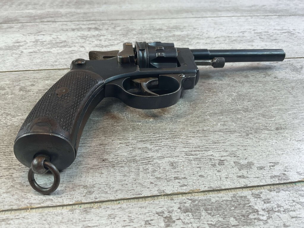 FRENCH MODEL 1892 8MM REVOLVER, 1893 MFR, ANTIQUE #6-07515-JV