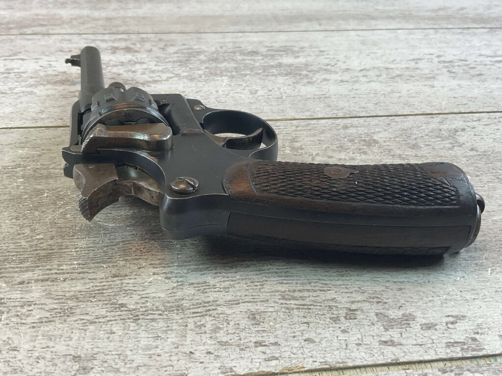 FRENCH MODEL 1892 8MM REVOLVER, 1893 MFR, ANTIQUE #6-07515-JV
