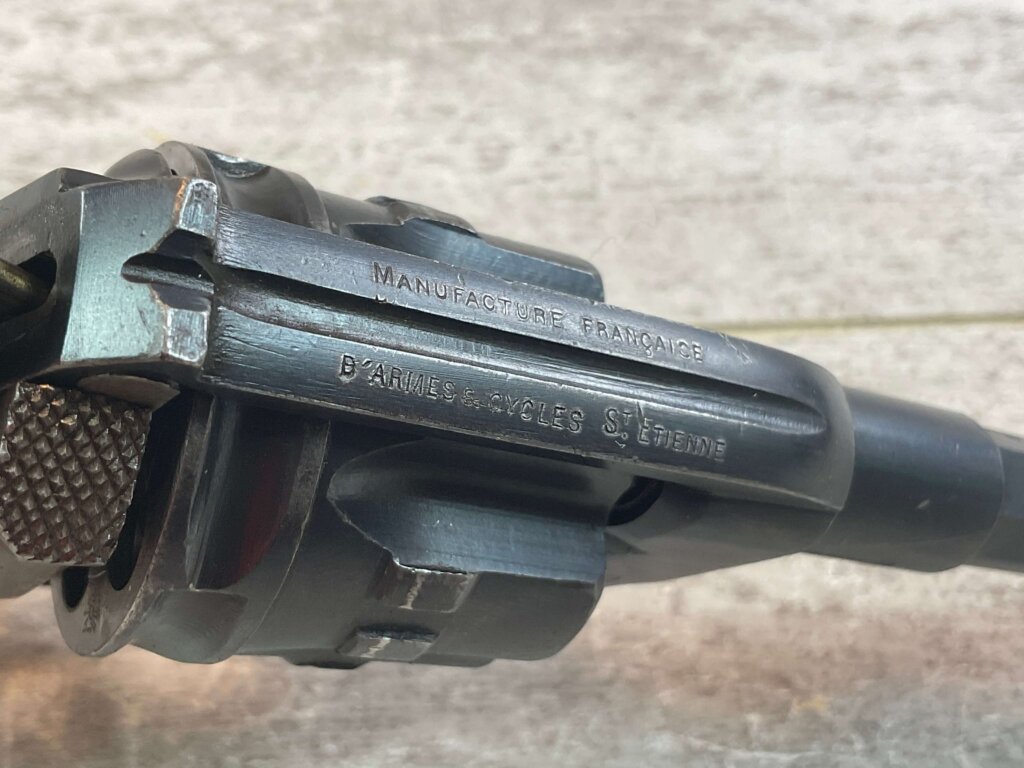 FRENCH MODEL 1892 8MM REVOLVER, 1893 MFR, ANTIQUE #6-07515-JV