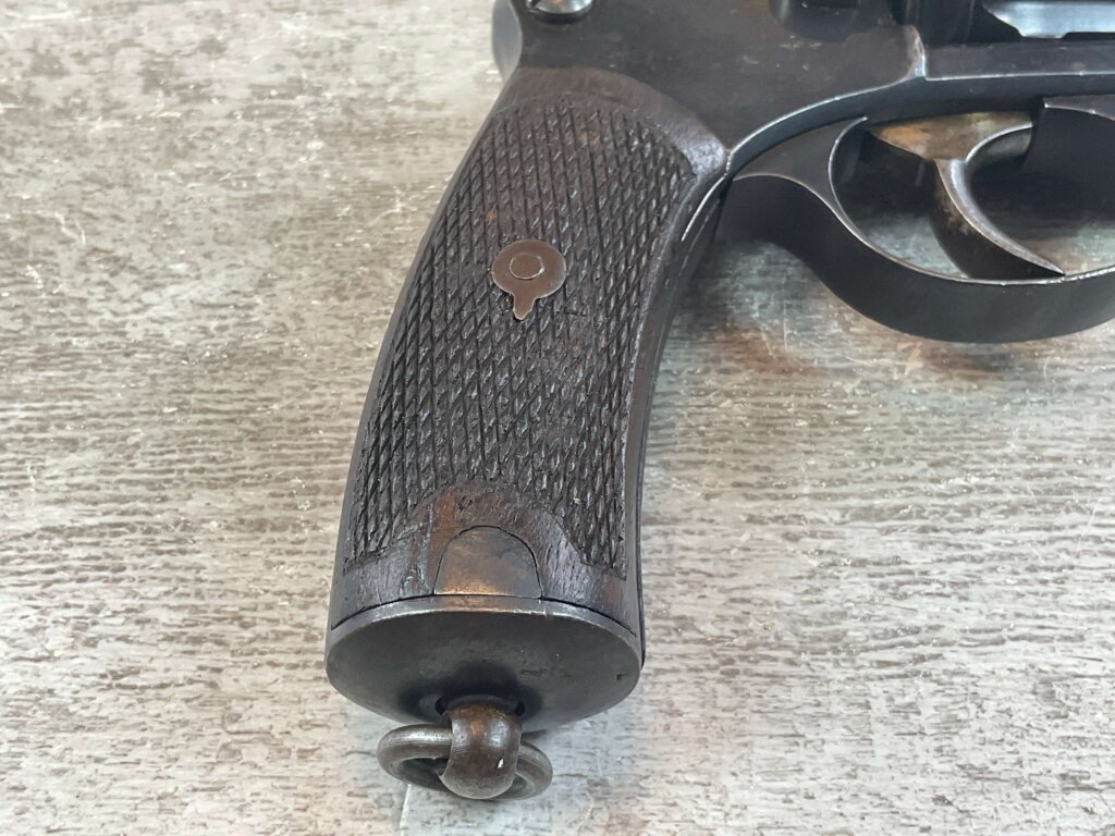 FRENCH MODEL 1892 8MM REVOLVER, 1893 MFR, ANTIQUE #6-07515-JV