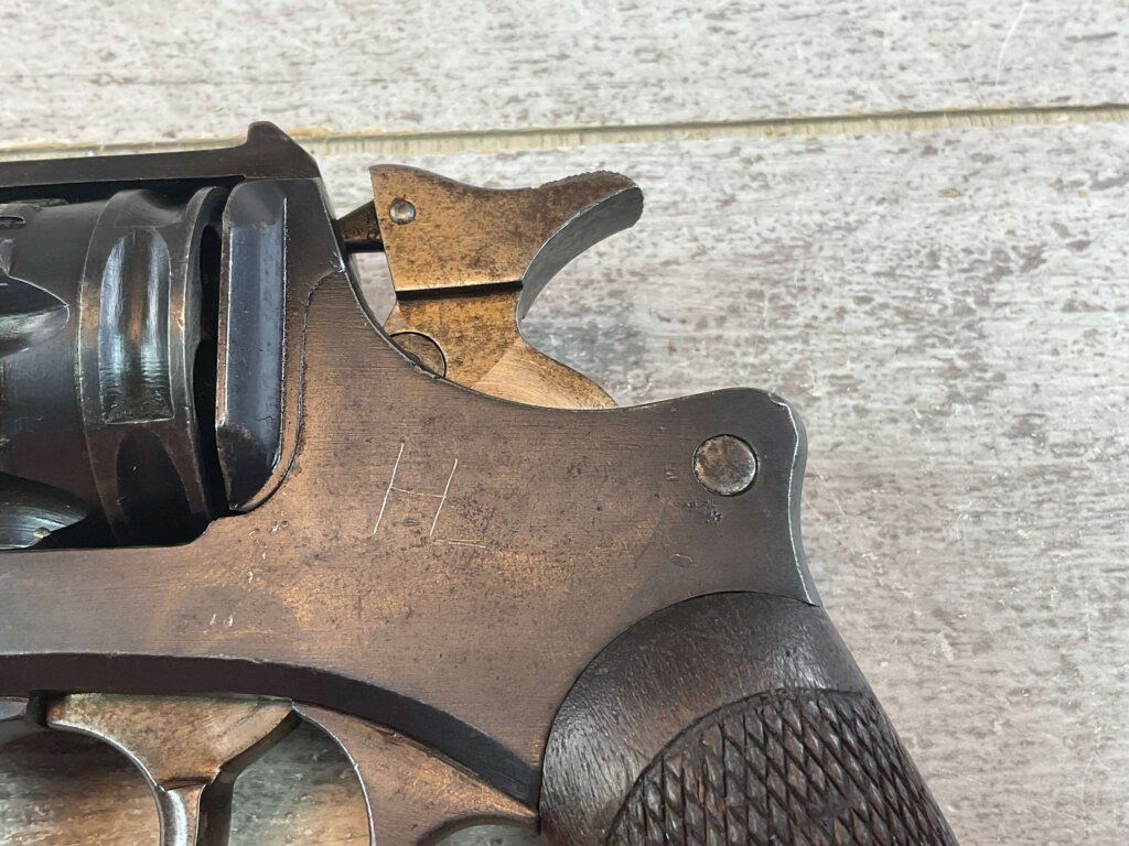 FRENCH MODEL 1892 8MM REVOLVER, 1893 MFR, ANTIQUE #6-07515-JV