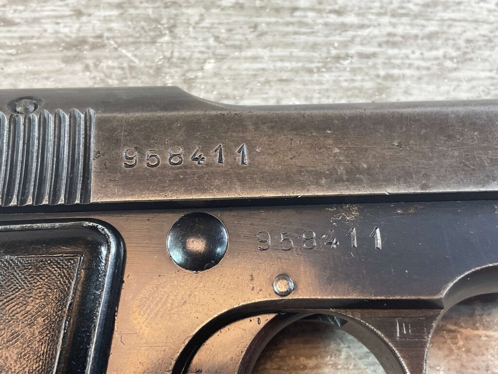 BERETTA M1934 .380 SEMI AUTO PISTOL RIG #6-07518-JV