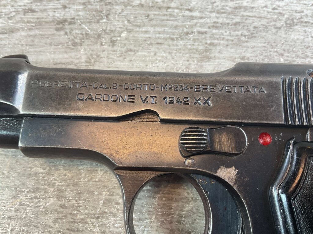 BERETTA M1934 .380 SEMI AUTO PISTOL RIG #6-07518-JV