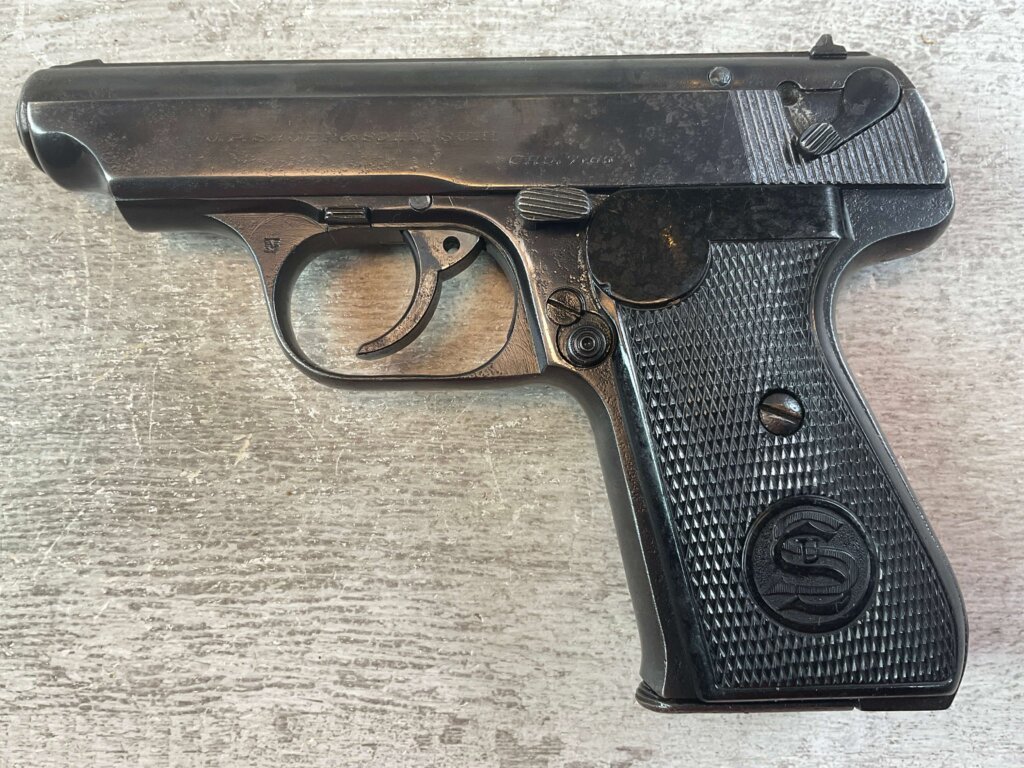 JP SAUER 7.65cal 38H EAGLE/N PROOF COMMERCIAL PISTOL RIG, REFINISHED #6-07543-JV