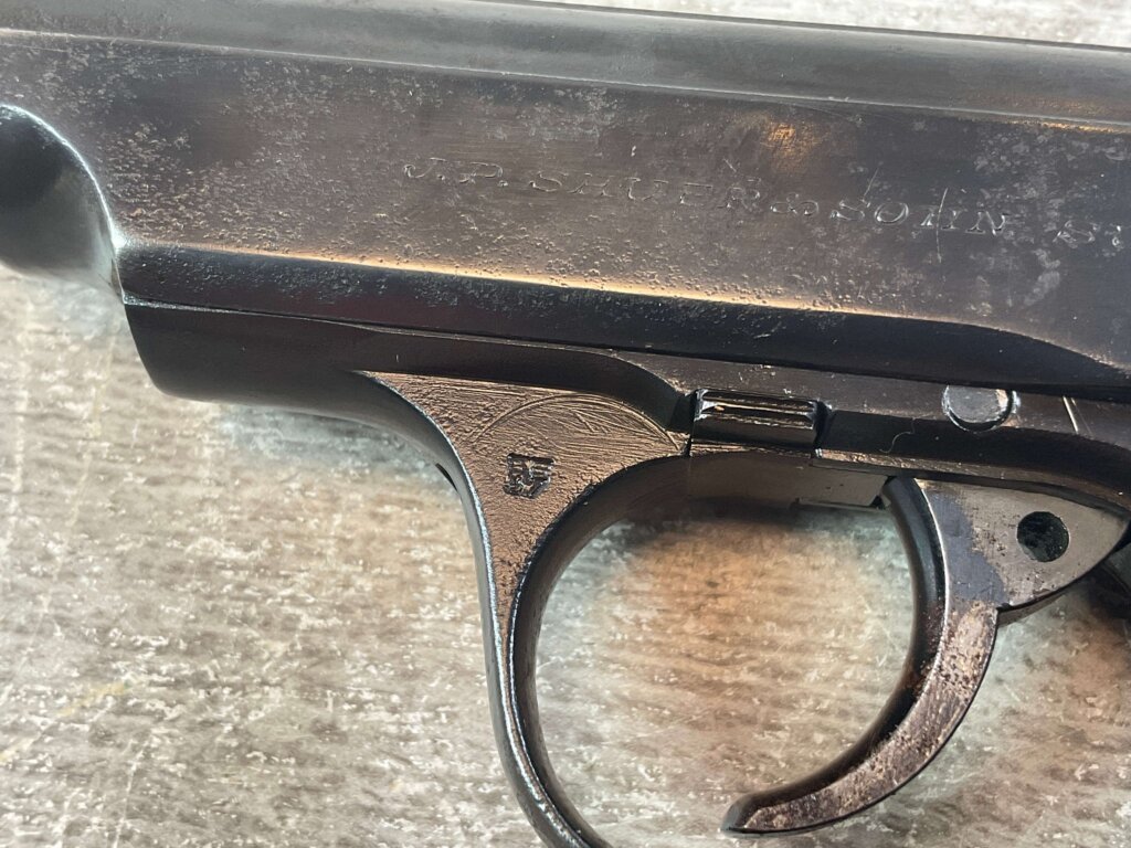 JP SAUER 7.65cal 38H EAGLE/N PROOF COMMERCIAL PISTOL RIG, REFINISHED #6-07543-JV