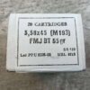 PPU 5.56X45 (M193) 55 GR. FMJ BT AMMO, FULL BOX, JAMES EARL JONES COLLECTION #5-11295-PF