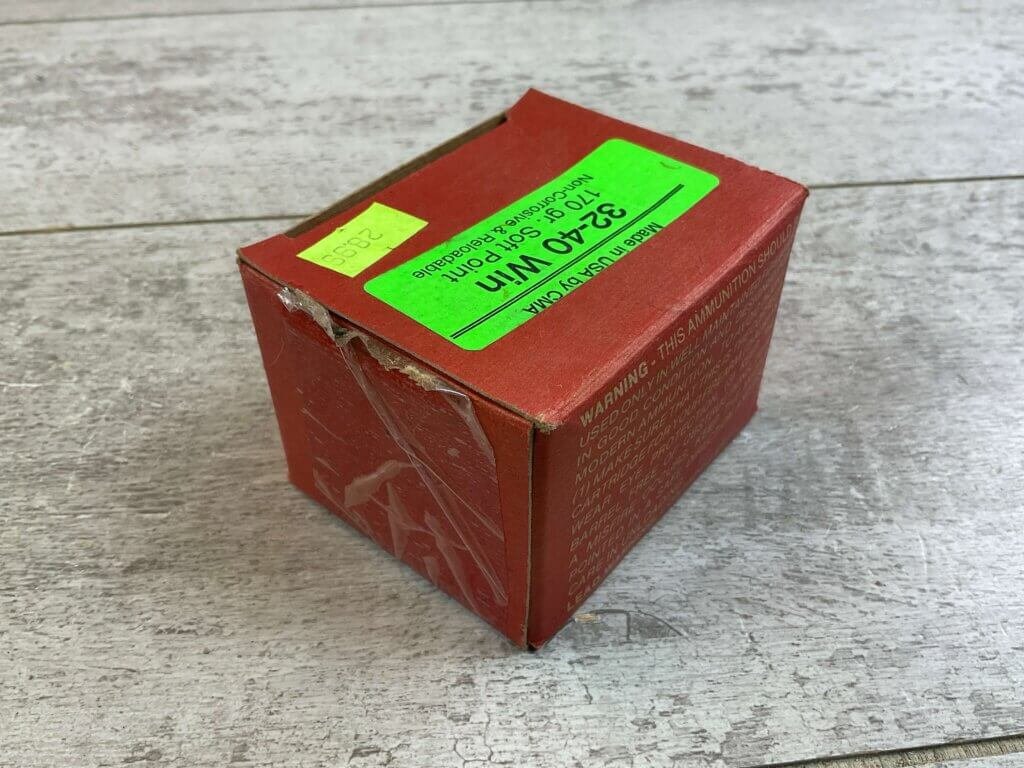 CMA 32-40 WINCHESTER, 170 GR. SP NON-CORROSIVE & RELOADABLE AMMO, FULL BOX, JAMES EARL JONES COLLECTION #5-11297-PF
