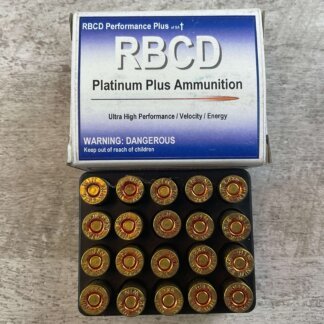 RBCD PLATINUM PLUS 9X23 WINCHESTER H. 60 GR. TFSP AMMO, FULL BOX, JAMES EARL JONES COLLECTION #5-11299-PF