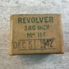 ORIGINAL WWII BRITISH .380 INCH MK IIZ REVOLVER AMMO, QTY 12, JAMES EARL JONES COLLECTION #5-11310-PF